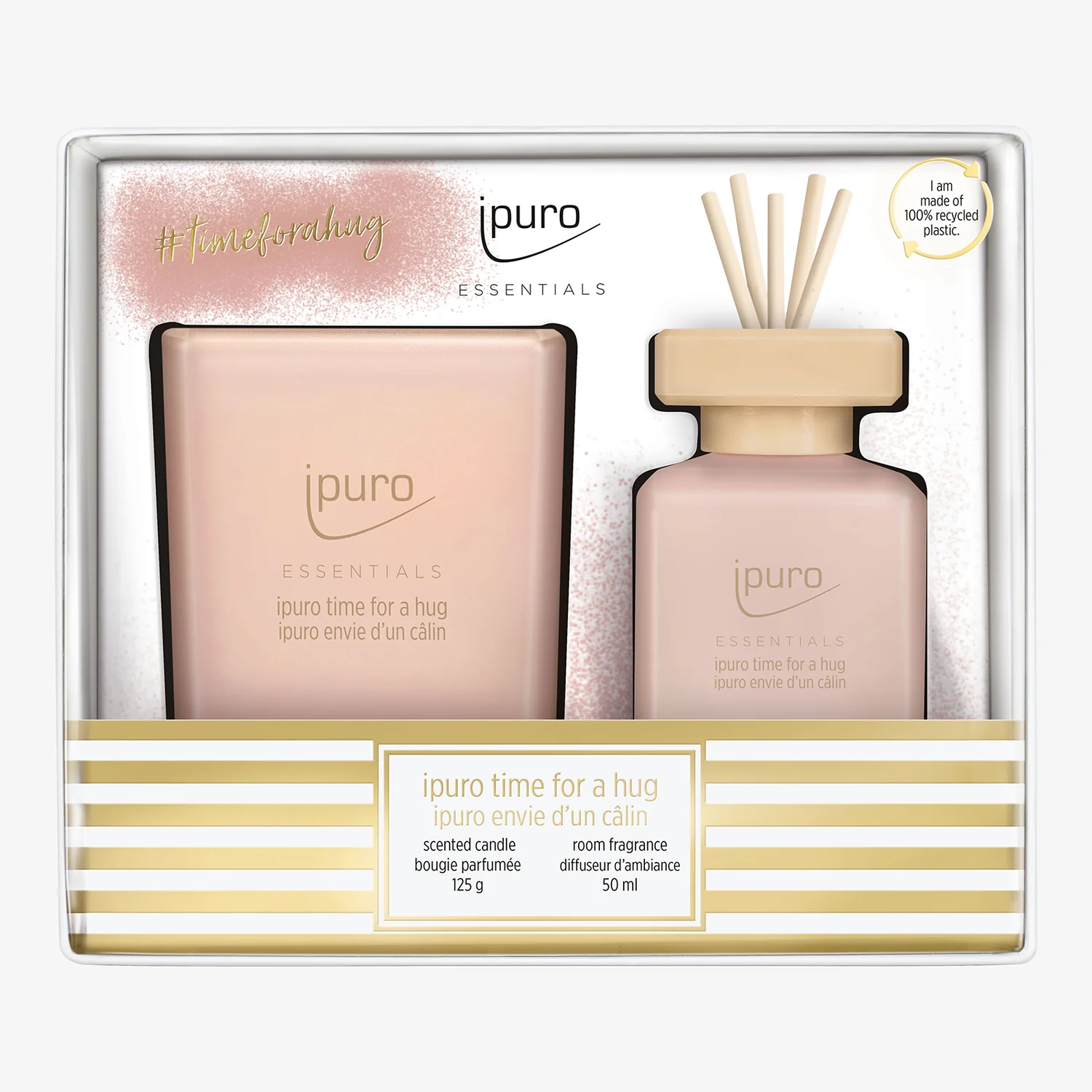 ESSENTIALS ipuro time for a hug gift set 50ml/125g 1 HUG