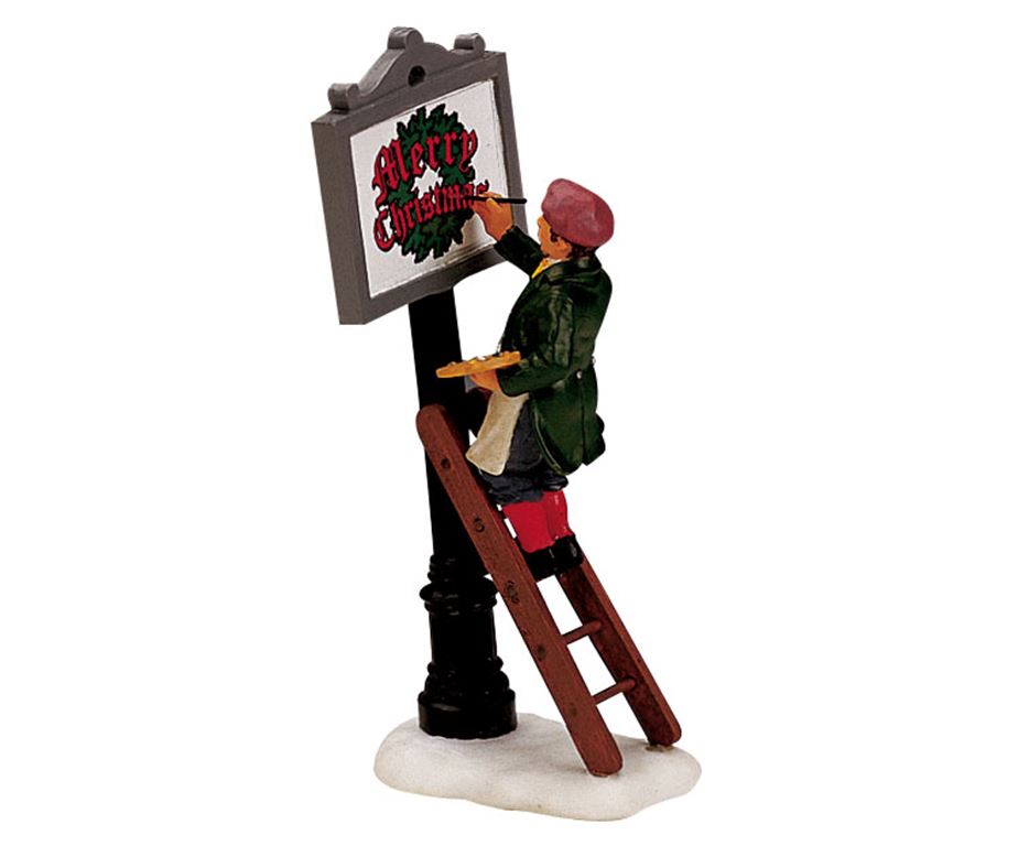 Lemax sign painter 12527 1 painter