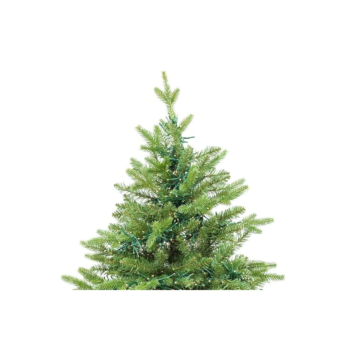 Albero di Natale Slim Abete Verde in Pe + Pvc con Led – LUXURY LED 3 albero di natale abete verde con luci led in pepvc h180240 cm apertura ad ombrello luxury 1