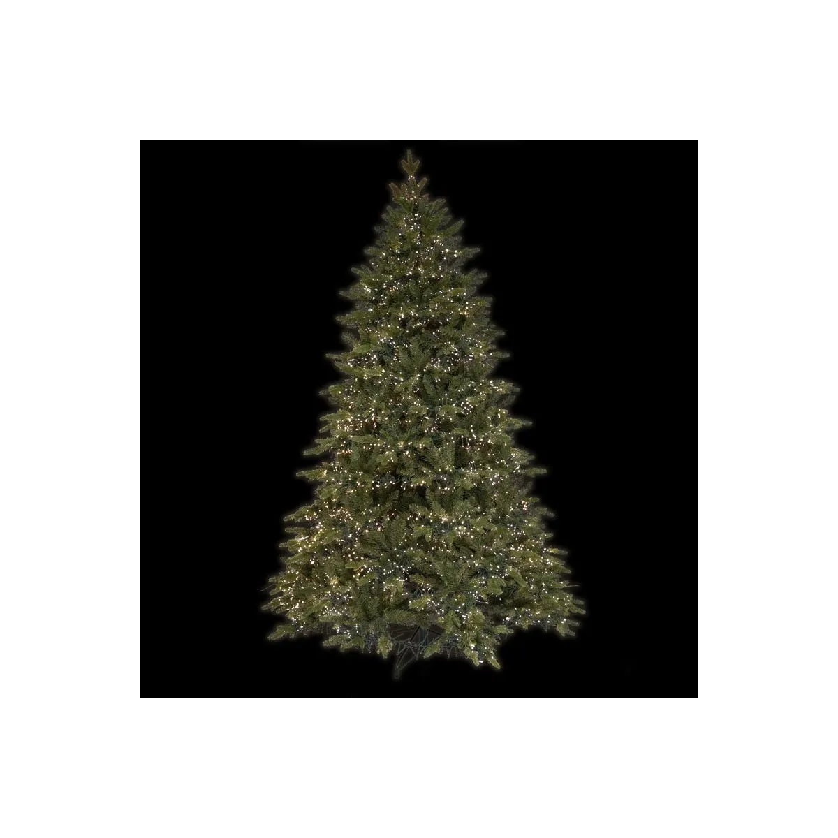 Albero di Natale Slim Abete Verde in Pe + Pvc con Led – LUXURY LED 1 albero di natale abete verde con luci led in pepvc h180240 cm apertura ad ombrello luxury 3 1