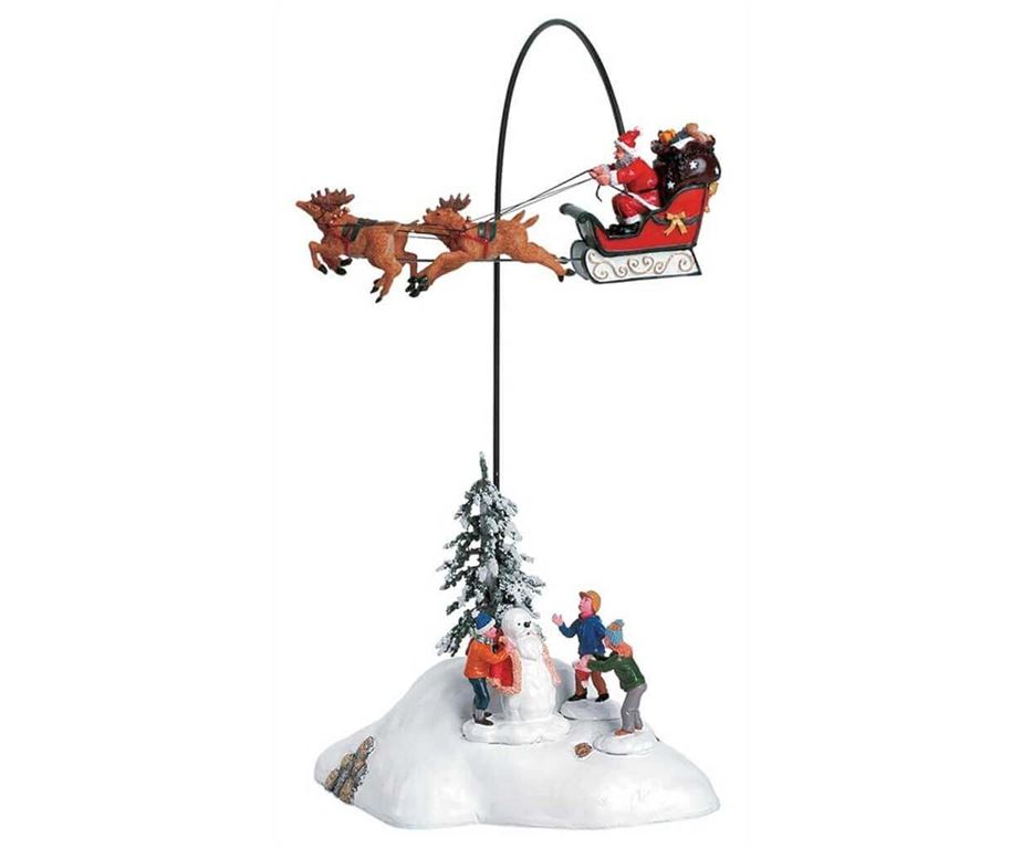 Lemax santa claus is coming to town, with 4.5v adaptor 54353 1 coming to town