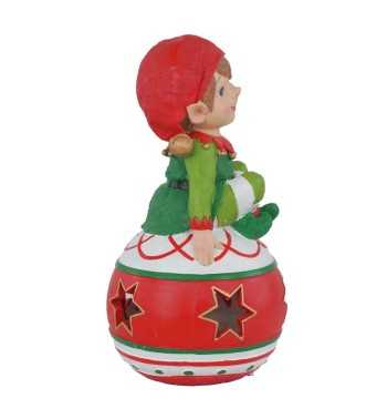 Elfo Natalizio su Sfera in Resina con Luci H.26 cm MARSTF129 2 elfo natalizio su sfera in resina con luci h26 cm 1.jpg2