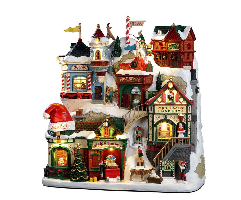 Lemax santa’s village, b/o (4.5v) 25925 1 lemax santa villah