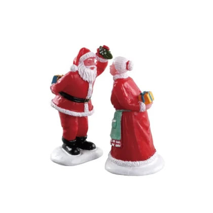 under the mistletoe set of 2 lemax 72550